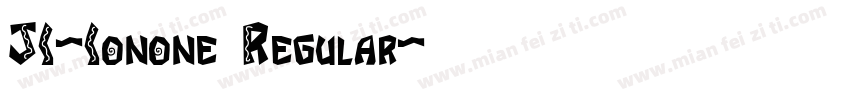 JI-Ionone Regular字体转换